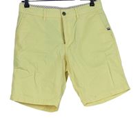 Pánské žluté plátěné chino kraťasy zn. Tommy Hilfiger vel. 31