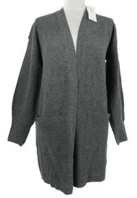Nové - Dámský šedý svetrový cardigán George 
