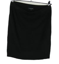 Dámská černá žebrovaná pletená sukně Atmosphere