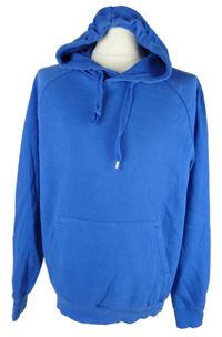 Pánská modrá mikina s kapucí H&M