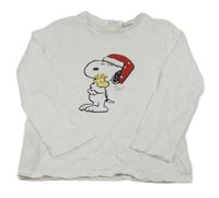 Bílé triko se Snoopym MNG 