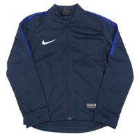 Modrá sportovní propínací mikina Nike
