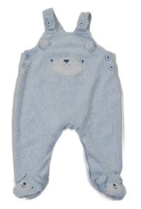 Modro-bílé melírované dupačky s medvědem George