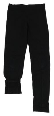 Černé teplé legíny H&M