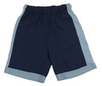 Tmavo-světlemodré sportovní kraťasy H&M