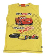 Žluté tílko s auty - Cars Disney