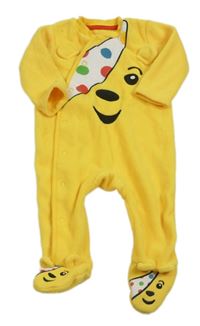 Žlutý fleeceový overal - Pudsey George
