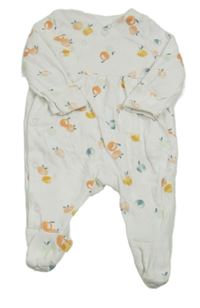 Bílý overal s ovocem Tu