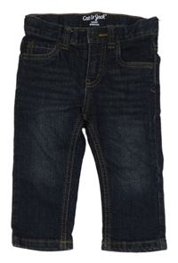 Tmavomodré skinny rifle 