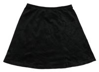 Černá plyšová sukně H&M