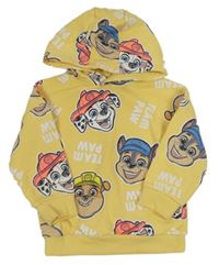 Žlutá mikina s kapucí - Tlapková Patrola Nickelodeon
