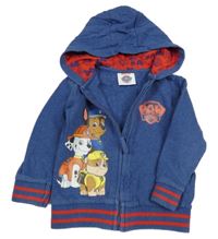 Tmavomodrá propínací mikina s kapucí - Tlapková patrola Nickelodeon