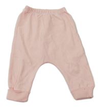 Světlerůžové baggy tepláky 