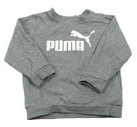 Šedá mikina s logem Puma