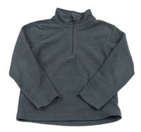 Šedá funkční fleecová mikina s rolákem Mountain Warehouse