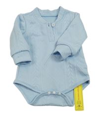 Nové - Světlemodré vzorované teplákové body Shein