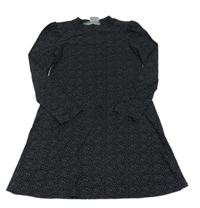 Černé tečkované šaty Matalan 