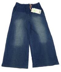 Nové - Tmavomodré teplákové culottes kalhoty Jooseph´s 