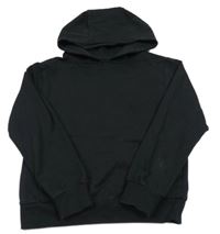 Černá mikina s kapucí 