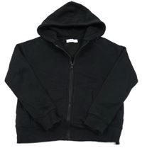 Černá propínací mikina s kapucí C&A