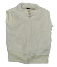 Smetanová chlupatá vesta Lupilu