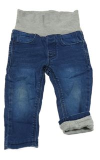 Tmavomodré podšité rifle se šedým pasem Staccato