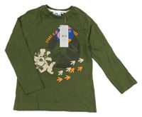 Nové - Khaki triko Jurský Svět Pepco