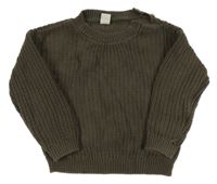 Hnědý svetr H&M