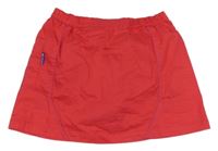 Růžová plátěná tenisová sukně Decatlon