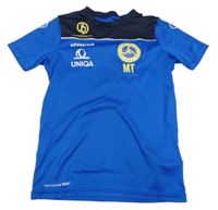 Safírovo-tmavomodrý fotbalový dres z. UHL sport
