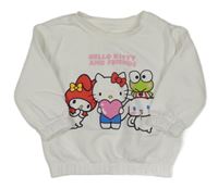 Bílá oversize mikina s Kitty Primark