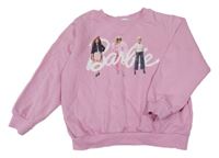 Růžová mikina s Barbie H&M