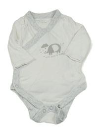 Bílé zavinovací body se slonem Primark