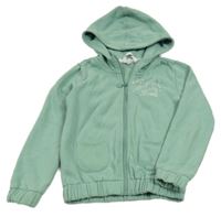 Zelená propínací mikina s jednorožcem a kapucí S. Oliver