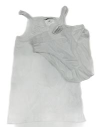 2set - Bílá košilka + kalhoty Alive