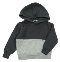 Antracitovo-šedá mikina s kapucí H&M