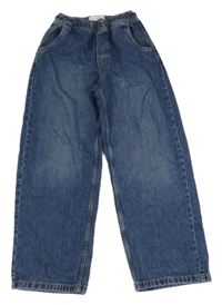 Modré melírované jogger regular rifle zn Zara