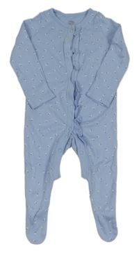 Světlemodrý vzorovaný overal F&F