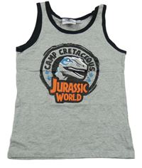 Šedý nátělník s Jurským světem 