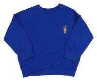 Safírová žebrovaná mikina s raketou F&F