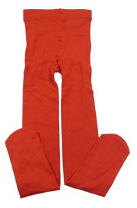 Červené thermo punčocháče 