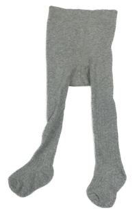 Šedé třpytivé punčocháče 