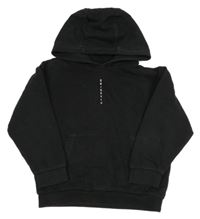 Černá mikina s kapsou a kapucí Next