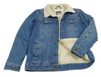 Modrá zateplená riflová bunda Primark