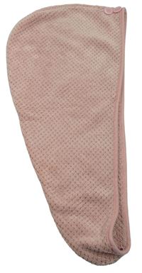 Světlerůžový plyšový turban na vlasy Primark