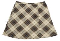 Hnědo-černo-béžová kouskovaná sukně H&M
