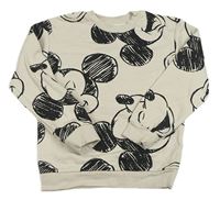 Béžová mikina s Mickeym H&M