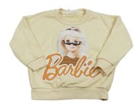 Smetanová mikina s Barbie 