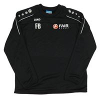 Černá sportovní mikina s nápisy Jako