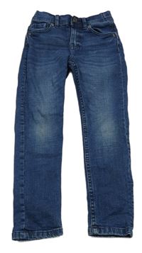 Tmavomodré skinny rifle F&F